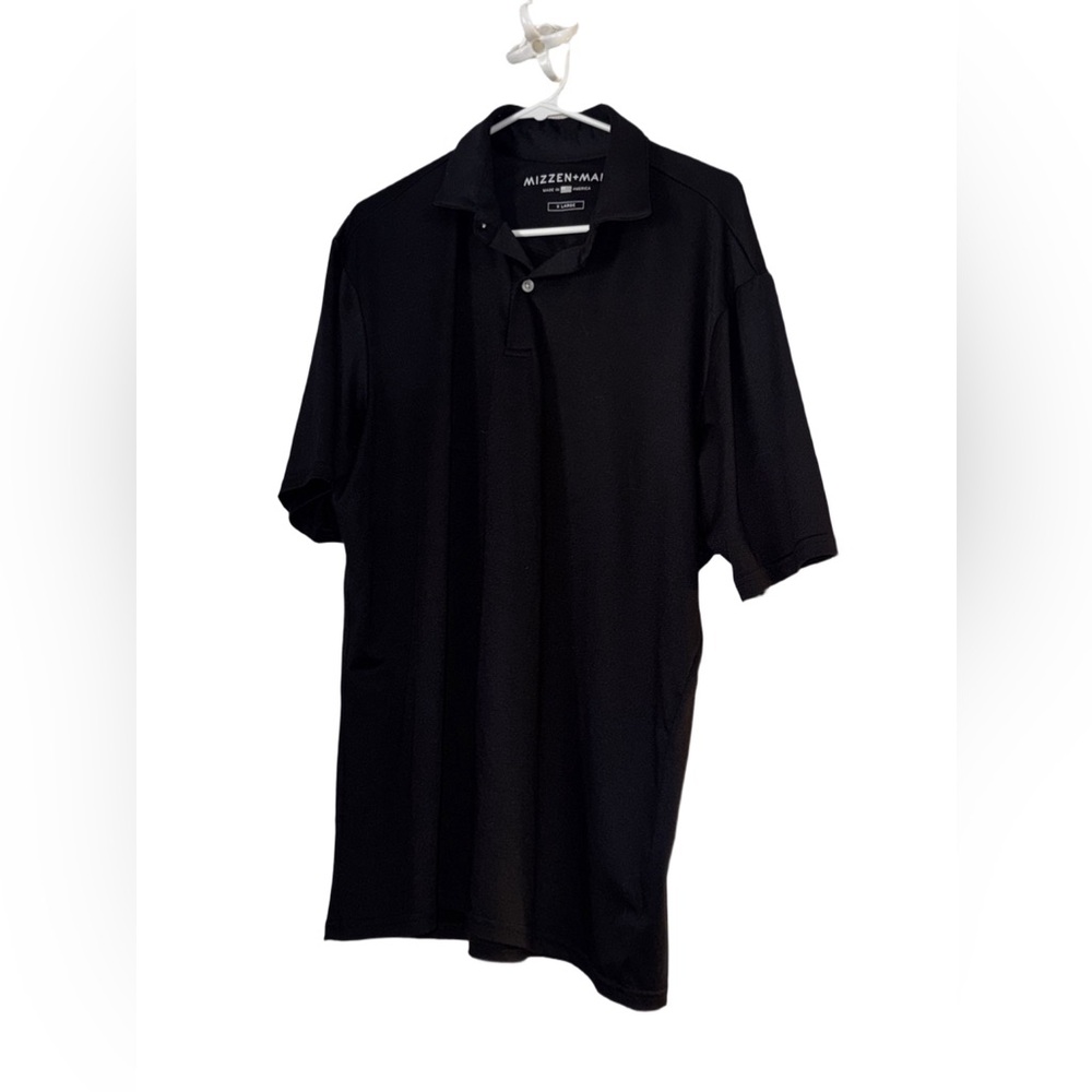 Mizzen+Main Black Performance Polo
